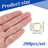 Brass Open Jump Rings KK-WH0001-38G-02-2