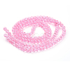 Crackle Glass Beads Strands X-CCG-Q001-6mm-02-3