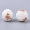 Christmas Opaque Glass Beads LS-EGLA-R113-02A-2