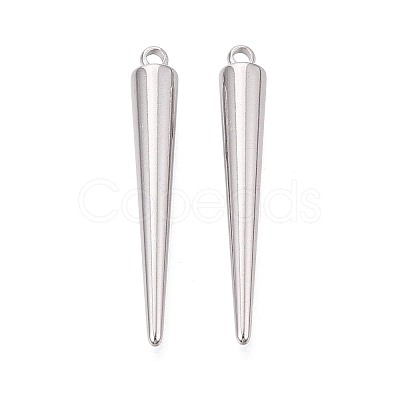 304 Stainless Steel Pendants STAS-T075-22B-P-1