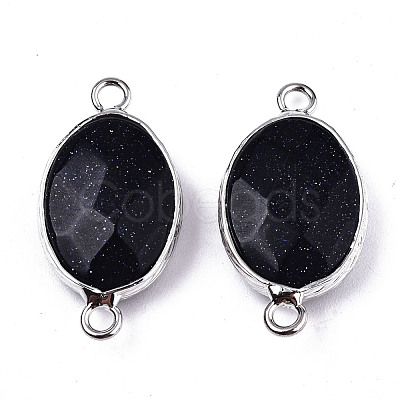 Synthetic Blue Goldstone Links/Connectors G-T131-102-01-1
