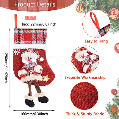 Christmas Theme Non-woven Fabrics Bags ABAG-TAC0005-03A-1