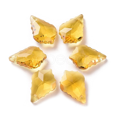 Faceted Glass Pendants GLAA-F068-C26-1
