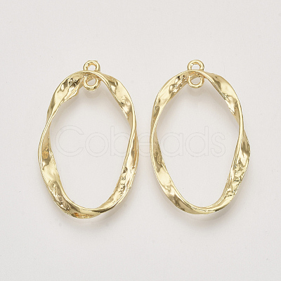Alloy  2-Loop Link Pendants PALLOY-S121-225-1