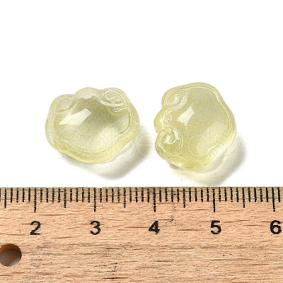 Transparent Glass Pendants GLAA-D025-08B-1