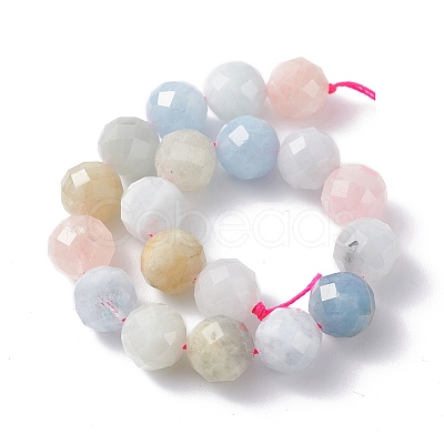Natural Morganite Beads Strands X-G-S345-10mm-012-1