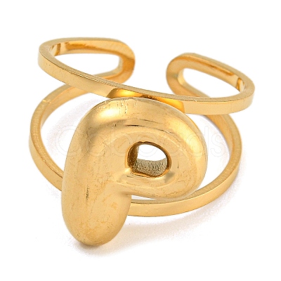 304 Stainless Steel Finger Ring RJEW-L125-02G-16-1