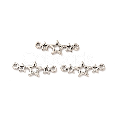 Tibetan Style Alloy Connector Charms X-TIBE-B001-41AS-1