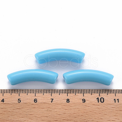 Opaque Acrylic Beads X-MACR-S372-002B-S012-1