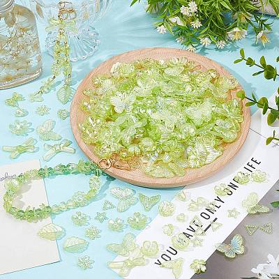 200g Transparent Acrylic Beads OACR-SP0001-86D-1
