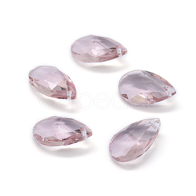 Faceted Glass Pendants X-GLAA-F069-S-A02-1