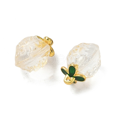 Transparent Glass Pendants GLAA-P072-03G-10-1