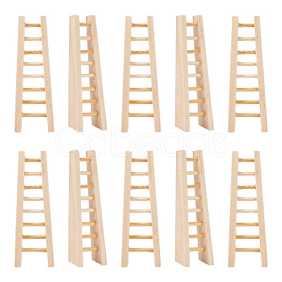 Mini Wooden Stairs Furniture DJEW-WH0015-114-1