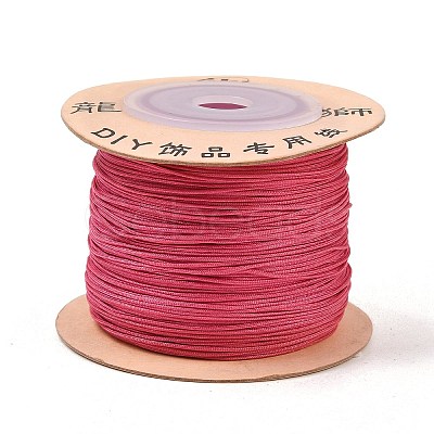 Nylon Braided Cord for Woven Jewelry Making Macrame Craft NWIR-D055-0.6mm-18-1