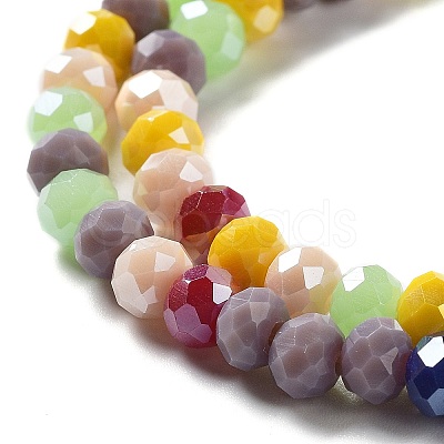 Glass Beads Strands EGLA-A034-M6mm-31-1