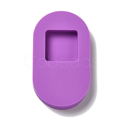 DIY Oval Pendant Silicone Molds AJEW-A034-01-1