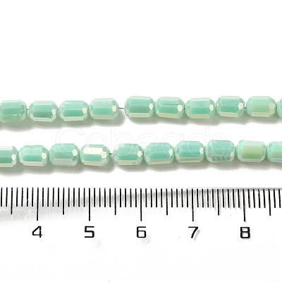 Electroplate Glass Beads Strands EGLA-D031-01F-1