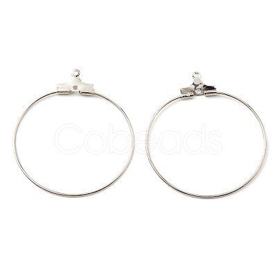 Iron Ring Hoop Earring Pendant IFIN-E025-02P-1