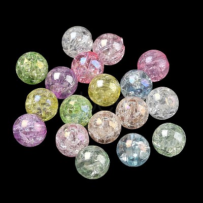 Transparent Crackle Acrylic Beads AC-CBA4496-05A-1