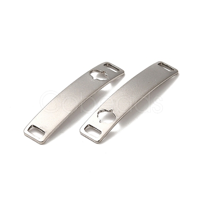 Tarnish Resistant 201 Stainless Steel Connector Charms STAS-D244-31P-D-1