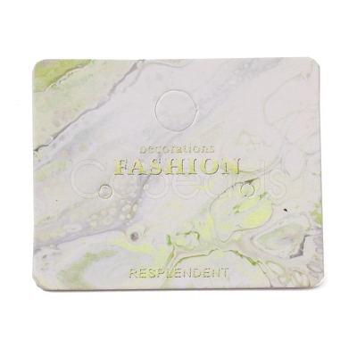 Paper Earring Display Cards CDIS-WH0006-04E-1