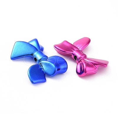 UV Plated Opaque Acrylic Beads OACR-P011-01H-1