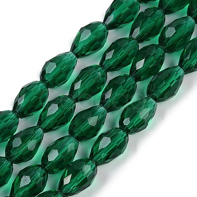 Transparent Glass Beads Strands EGLA-N013-T6mm-D24-1