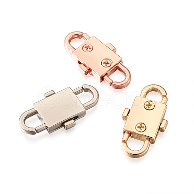 5 Colors Adjustable Alloy Chain Buckles PALLOY-TA0001-91-RS-1