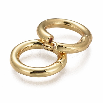 Brass Twister Clasps KK-F821-01A-G-1