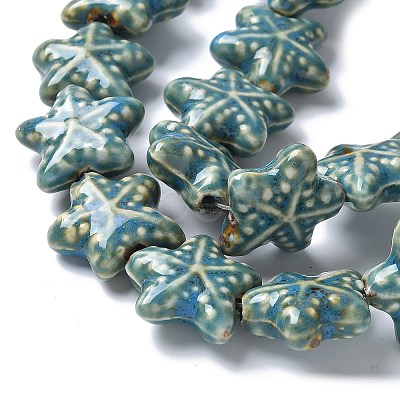 Ocean Series Handmade Porcelain Beads X1-PORC-R002-05-05-1
