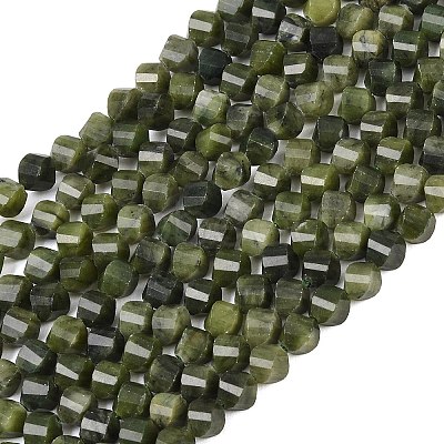 Natural Chinese Jade Southern Jade Beads Strands G-P611-C25-01-1