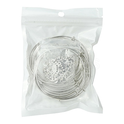 DIY Charm Bangle Making Kit DIY-FS0005-24-1