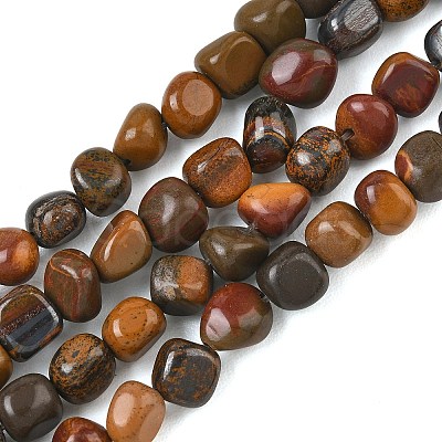 Natural Chinese Writing Stone Beads Strands GG-CBA9392-03-1