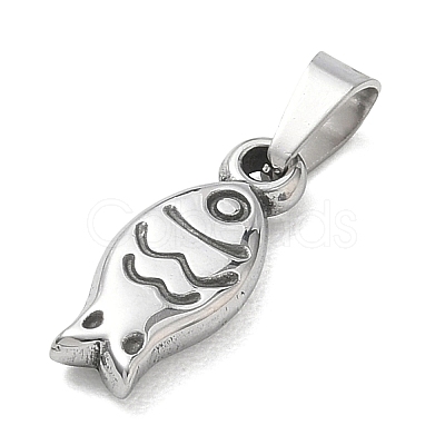 304 Stainless Steel Pendants STAS-B141-03G-P-1
