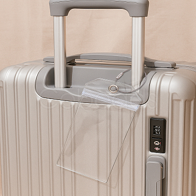 6 Bags Plastic Luggage Tag AJEW-LP0010-90-1