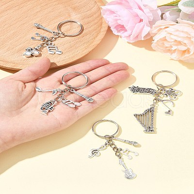 Music Theme Alloy Keychain KEYC-FS00029-01-1