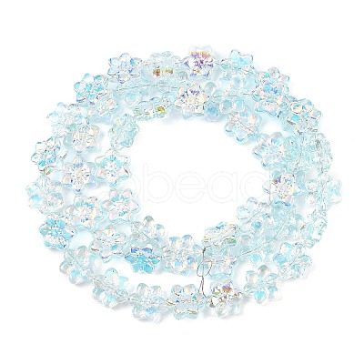 Electroplate Glass Beads Strands EGLA-P069-02A-AB03-1
