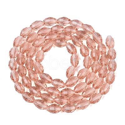 Transparent Glass Beads Strands GLAA-N071-01A-A04-1