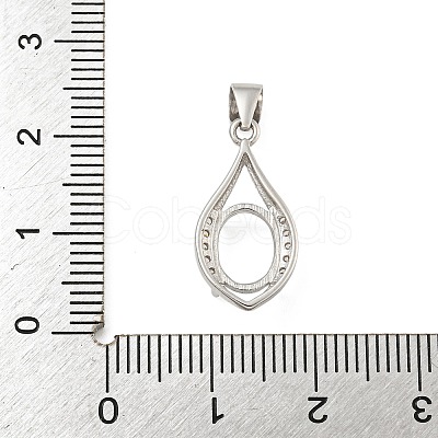 925 Sterling Silver Micro Pave Clear Cubic Zirconia Sew on Prong Settings STER-B005-13P-1