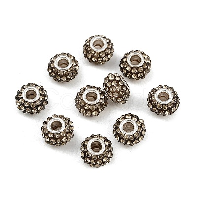 Resin Rhinestone Beads CPDL-H001-10x7mm-17-1