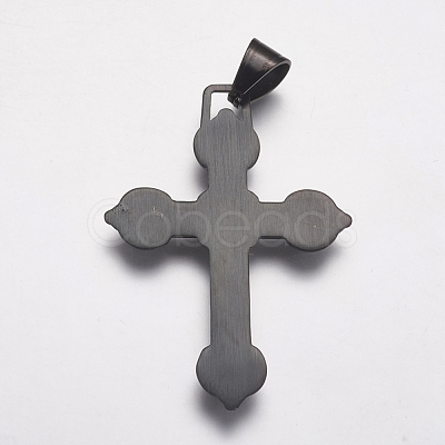 304 Stainless Steel Big Pendants STAS-K171-33B-1