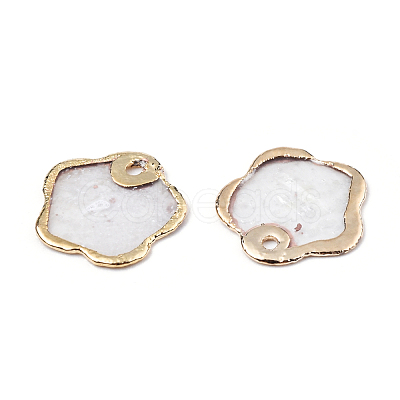 Natural Capiz Shell Charms SSHEL-N034-128-1