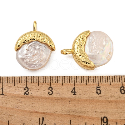Natural Keshi Pearl Pendants KK-C074-59G-1