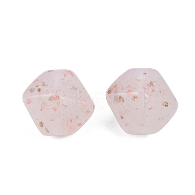 Marbled Stone Style Opaque Acrylic Beads OACR-G009-02B-1
