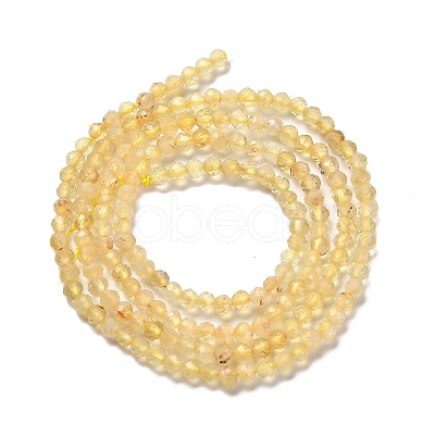 Natural Citrine Beads Strands G-Z074-A03-01-1