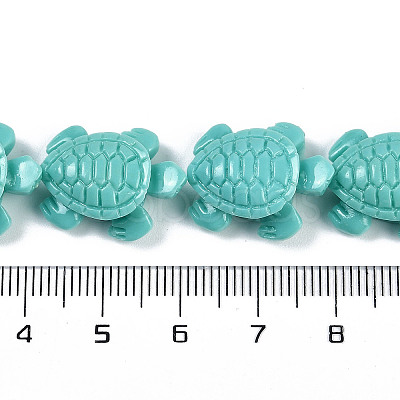 Synthetic Coral Carved Beads Strands CORA-L020-E-13-1