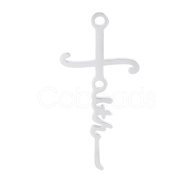Non-Tarnish Stainless Steel Pendants RELI-PW0002-03P-1