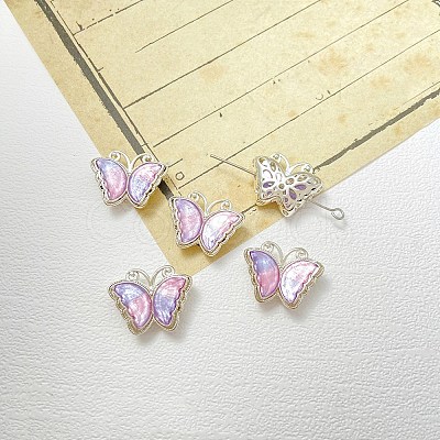 Brass with Resin Beads KK-G506-01S-02-1