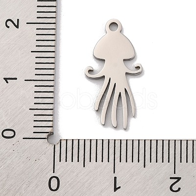 Non-Tarnish 201 Stainless Steel Pendants STAS-U016-08P-04-1