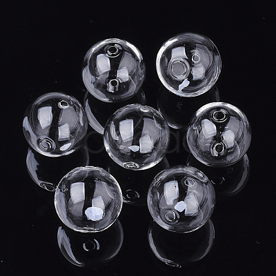 Handmade Blown Glass Globe Beads DH017J-1-12mm-1